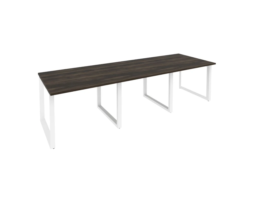 Стол переговорный (3 столешницы) на О-образном м/к 2940x980x750 Оникс / Onix