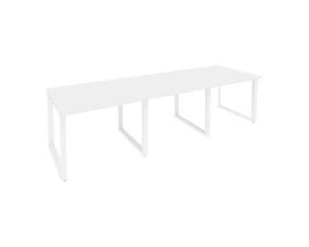 Стол переговорный (3 столешницы) на О-образном м/к 2940x980x750 Оникс / Onix images