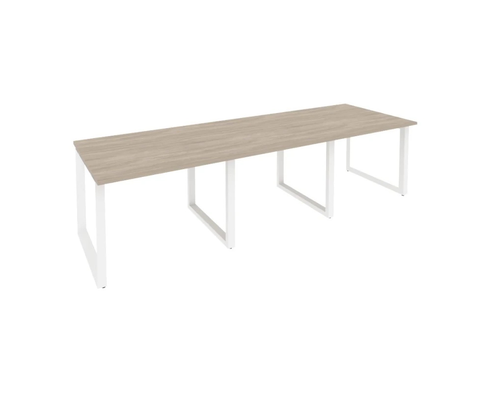 Стол переговорный (3 столешницы) на О-образном м/к 2940x980x750 Оникс / Onix