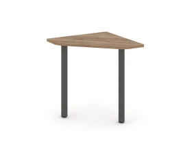 Угловой элемент перег. стола на П-образном каркасе 50 мм 600x600x750 Стайл Проджект / Style Project images