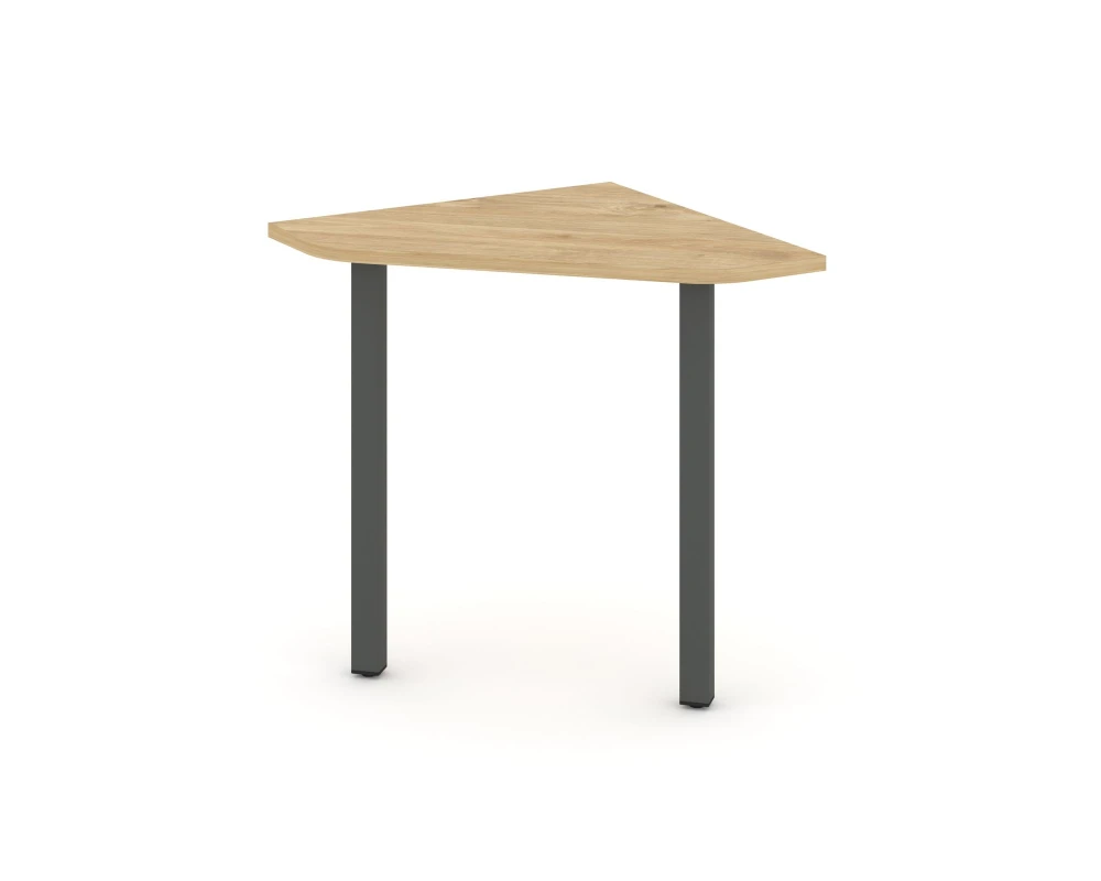 Угловой элемент перег. стола на П-образном каркасе 50 мм 600x600x750 Стайл Проджект / Style Project