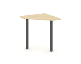 Угловой элемент перег. стола на П-образном каркасе 50 мм 600x600x750 Стайл Проджект / Style Project images