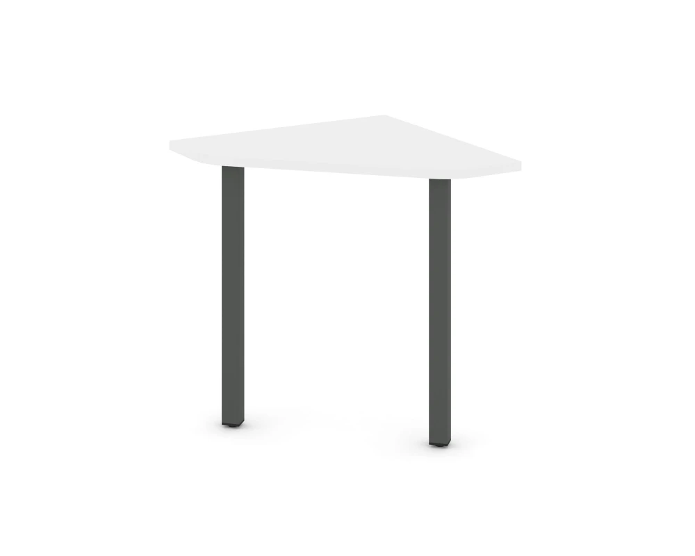 Угловой элемент перег. стола на П-образном каркасе 50 мм 600x600x750 Стайл Проджект / Style Project