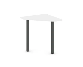 Угловой элемент перег. стола на П-образном каркасе 50 мм 600x600x750 Стайл Проджект / Style Project images