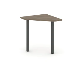 Угловой элемент перег. стола на П-образном каркасе 50 мм 600x600x750 Стайл Проджект / Style Project images