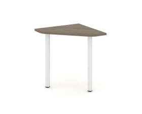 Угловой элемент перег. стола на П-образном каркасе 50 мм 600x600x750 Стайл Проджект / Style Project images