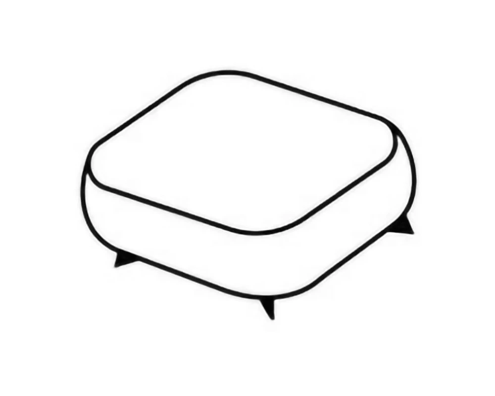 Пуф маленький квадратный Prizma