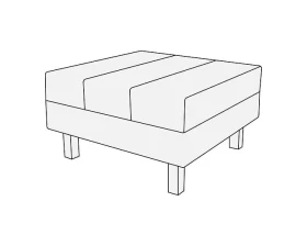 Банкетка 1-х мест. большая Лима images