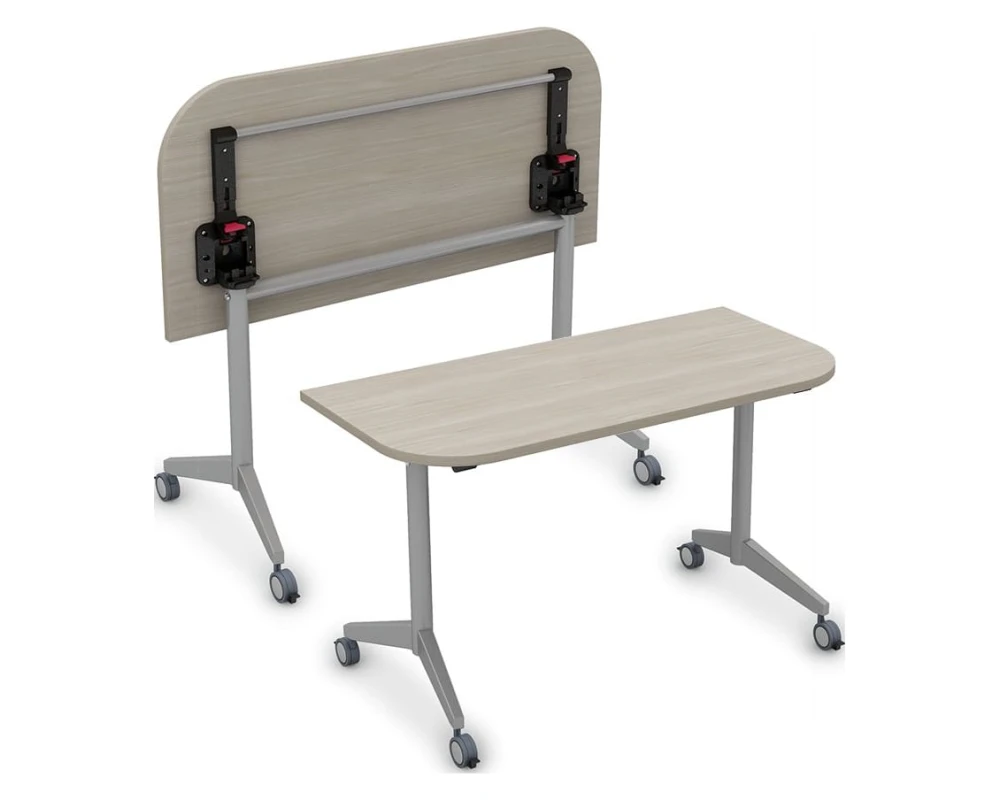 Складной радиусный стол с фиксаторами (1450*600*725) 8ФСРР.102 BEND