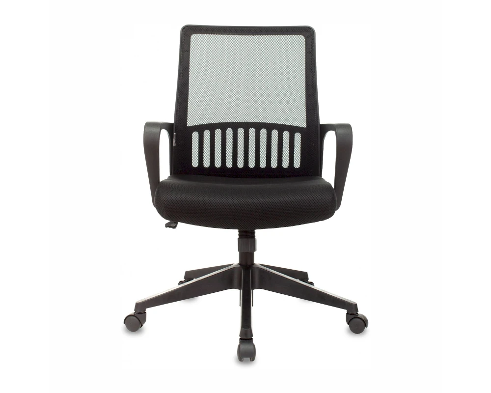 Кресло Бюрократ MC-201 Сетка/ Ткань, Черный