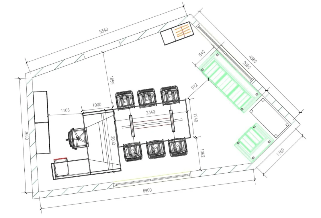 Дизайн проект Eur | Стоимость мебели 2 300 000 руб.