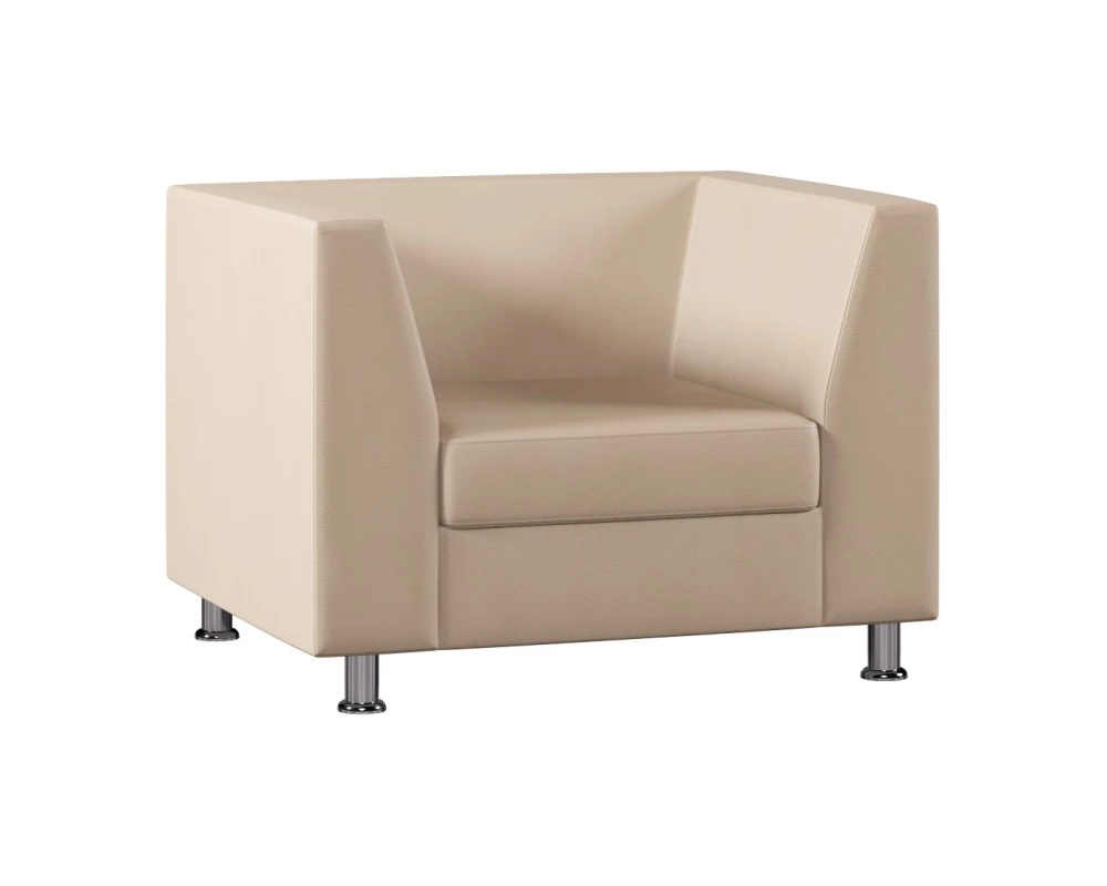 Кресло Everprof Монро / Monro Экокожа, Бежевый