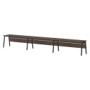 отзыв Линейный кластер на 3 рабочих места 5400х700х750 Лавана Стил / Lavana Steel