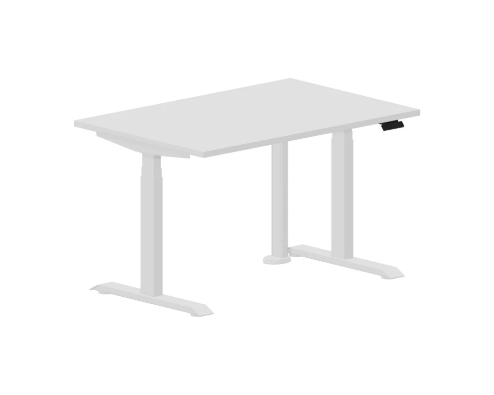 Стол регулируемой высоты 120х80х60,5-124,5 Мотум Плюс / Motum Plus Белый/Белый