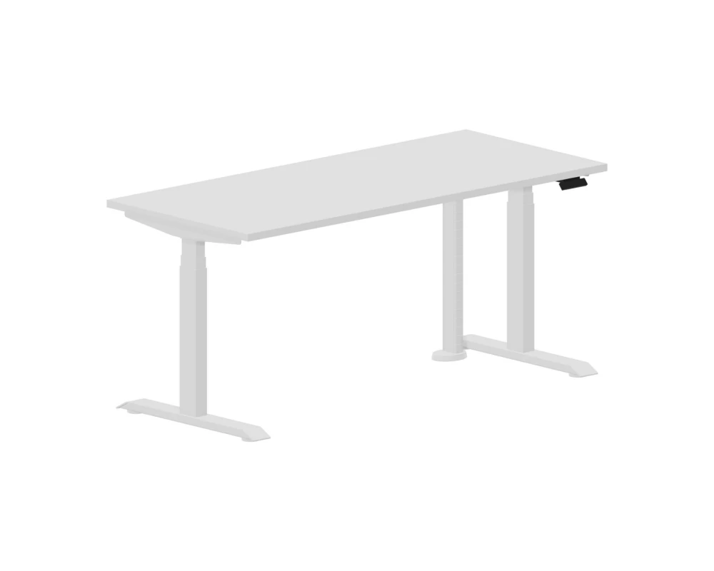 Стол регулируемой высоты 160х70х60,5-124,5 Мотум Плюс / Motum Plus Белый/Белый