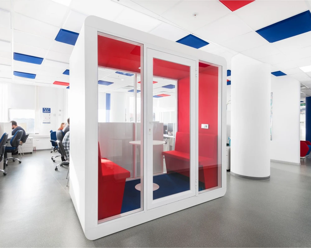 Акустическая кабина LWOP FOUR-SEATER (задняя стенка стекло)