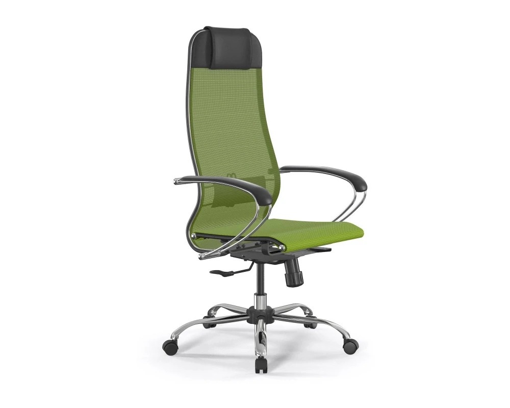 Кресло ErgoLife 12/подл.131/осн.Synchro 003 Сетка, Зеленый