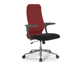 Кресло ErgoLife S 8 B2-10U M09.B23.G18.W01 Сетка, Красный/Черный images