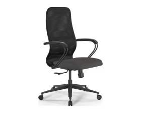 Кресло ErgoLife SynchroSit 8 B2-9K M25.B11.G19.W02 (подл. 2) Сетка/Ткань, Черный/Темно-серый images