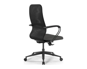 Кресло ErgoLife SynchroSit 8 B2-9K M25.B11.G19.W02 (подл. 2) Сетка/Ткань, Черный/Темно-серый images