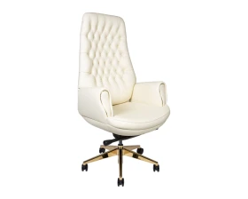 Кресло Norden Моцарт Натуральная кожа, Айвори images