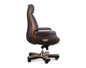 Кресло для руководителя Norden Трон Натуральная кожа, Коричневый images