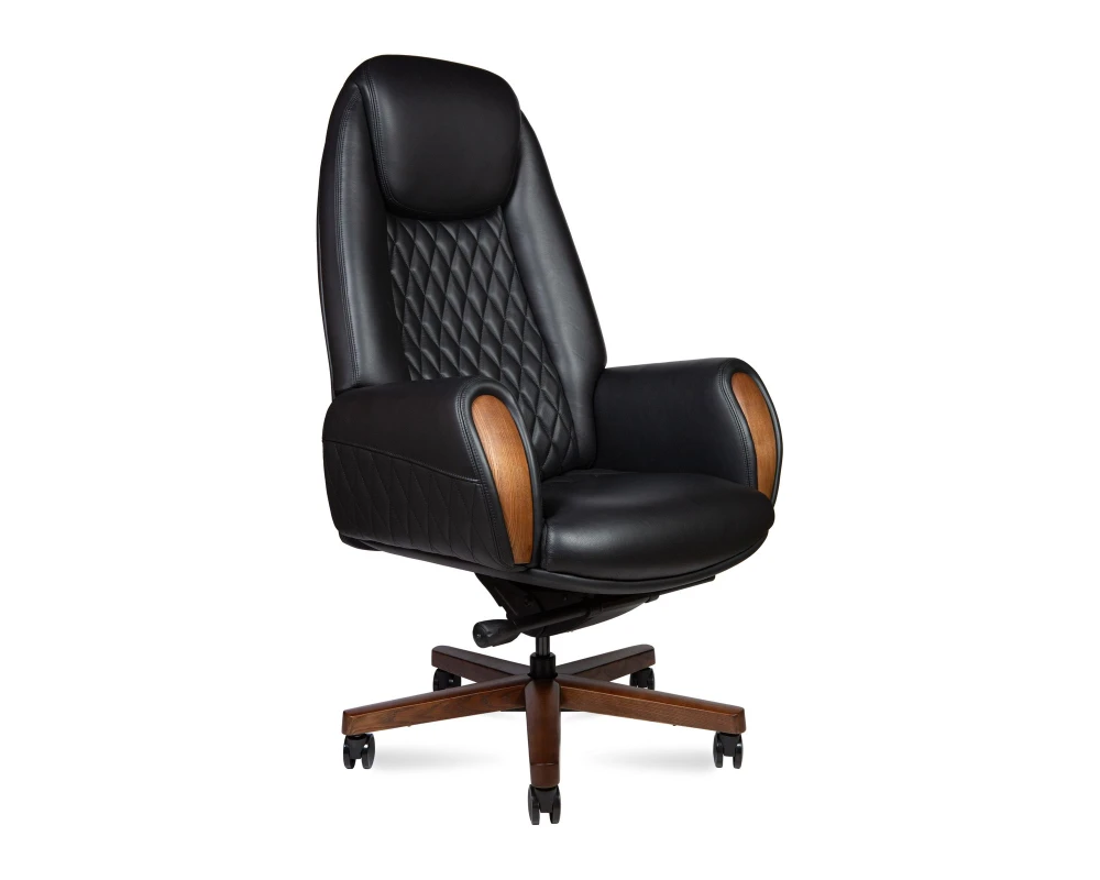 Кресло Norden Верди / Verdi Натуральная кожа, Черный