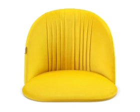Стул SHT-ST35-1/S70 Велюр, Имперский желтый/Темный орех images