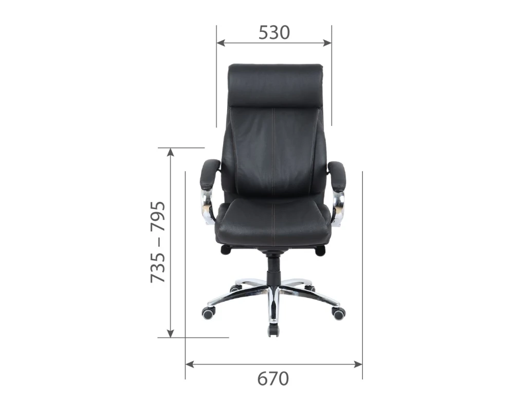 Кресло CHAIRMAN CH423 кожа