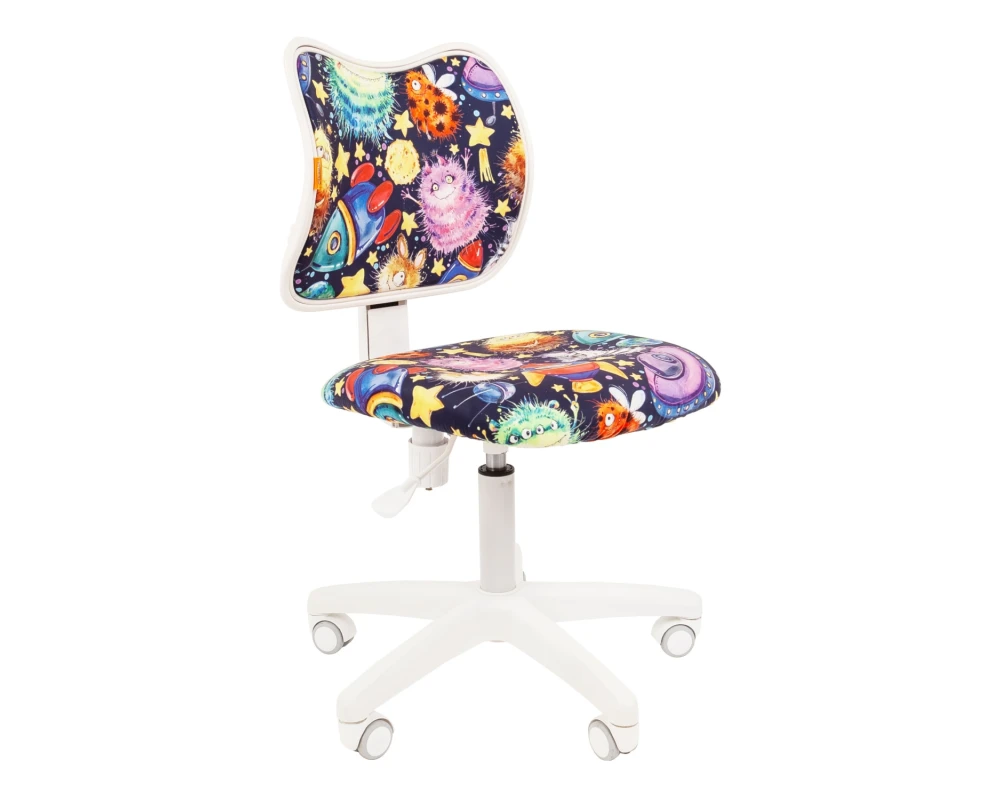 Кресло CHAIRMAN ТИН (Kids) 102 белый пластик (white)